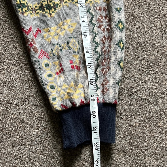 Vintage American Eagle Long Sleeve Polo Shirt Mens Large Holiday Christmas Theme - Picture 14 of 16